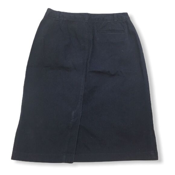 Lands’ End Navy Blue Pencil Skirt - Picture 3 of 6